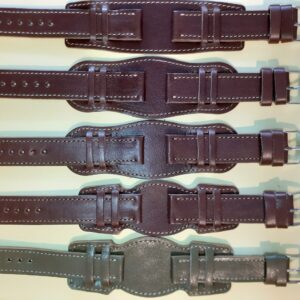 Curea ceas militară navy reglabilă din piele naturală