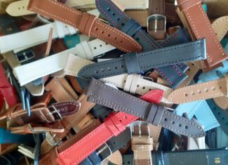 Curea ceas piele din două bucăți bărbați