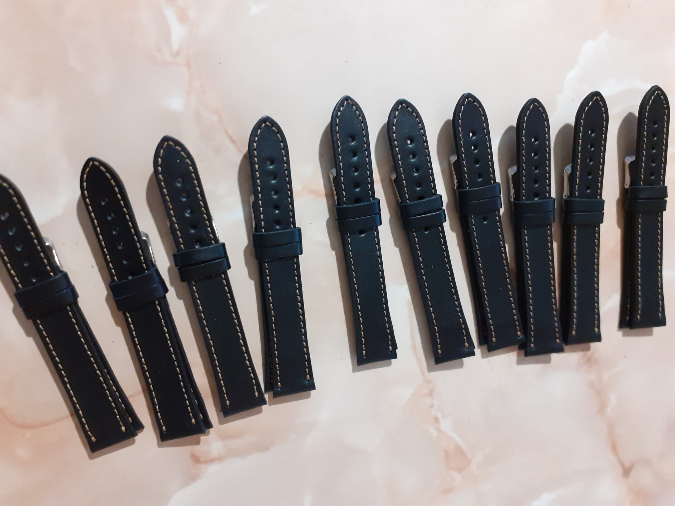 Curea ceas piele din două bucăți bărbați - imagine 4