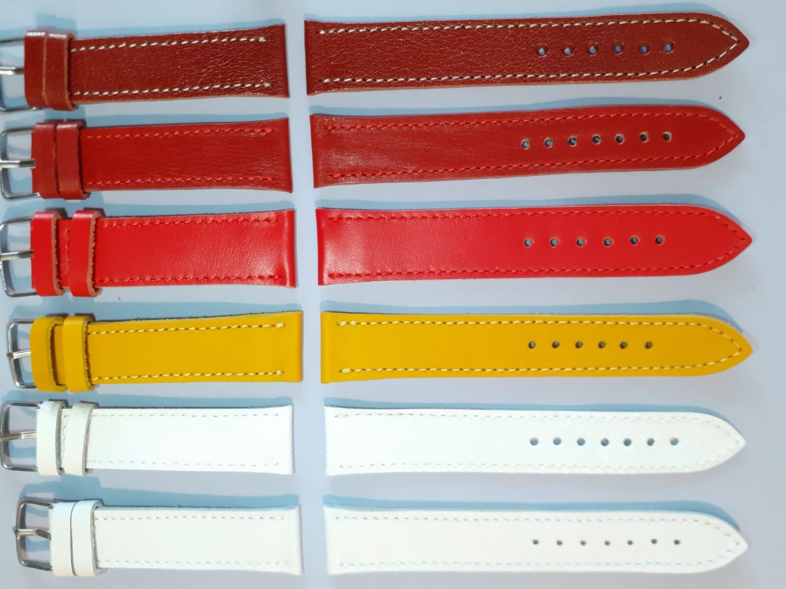 Curea ceas piele din două bucăți bărbați - imagine 11