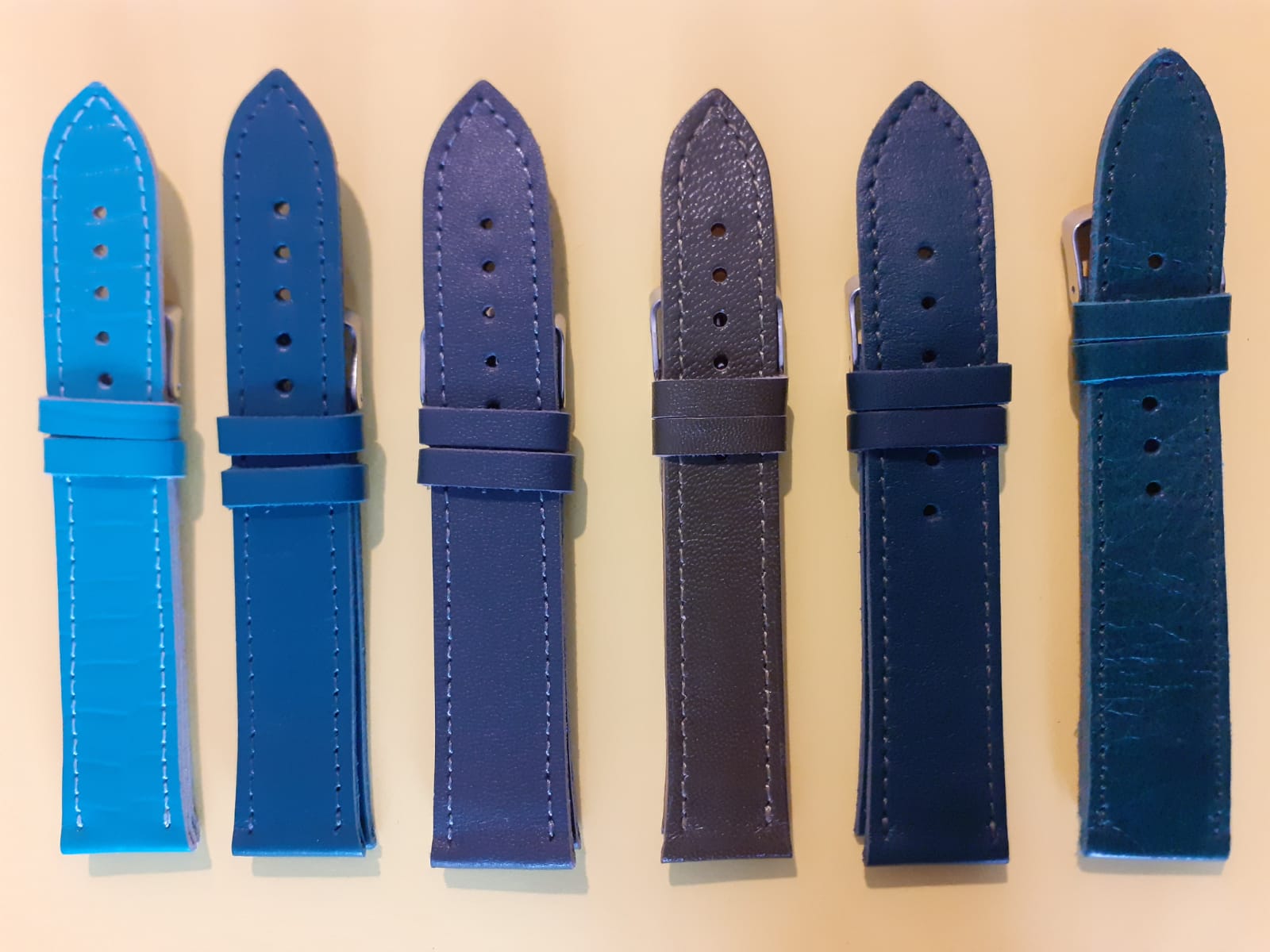 Curea ceas piele din două bucăți bărbați - imagine 9