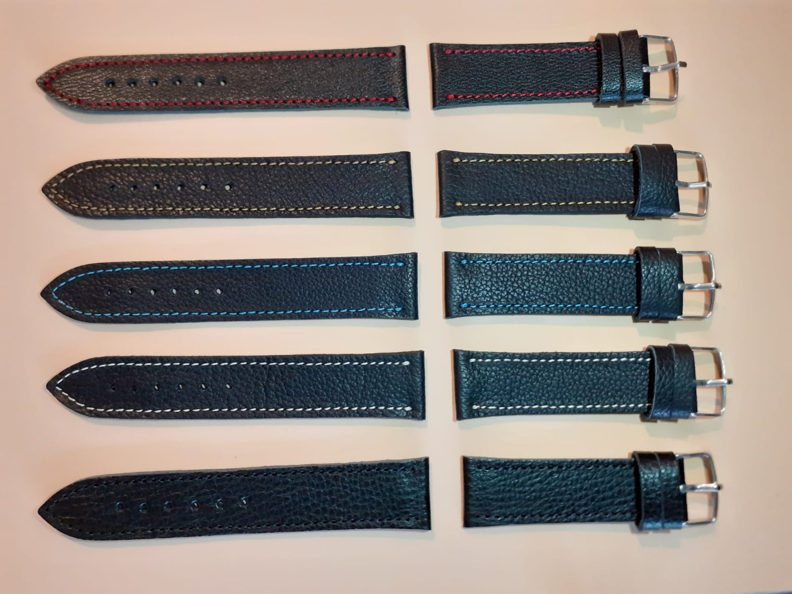 Curea ceas piele din două bucăți bărbați - imagine 8