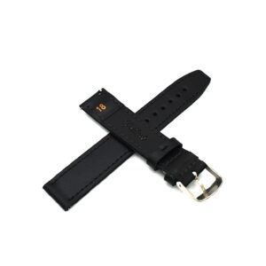 Curea ceas piele cu telescop reglabil neagră