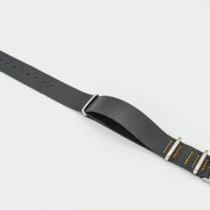 Curea ceas piele NATO neagră