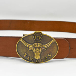 Curea piele cu pafta taur