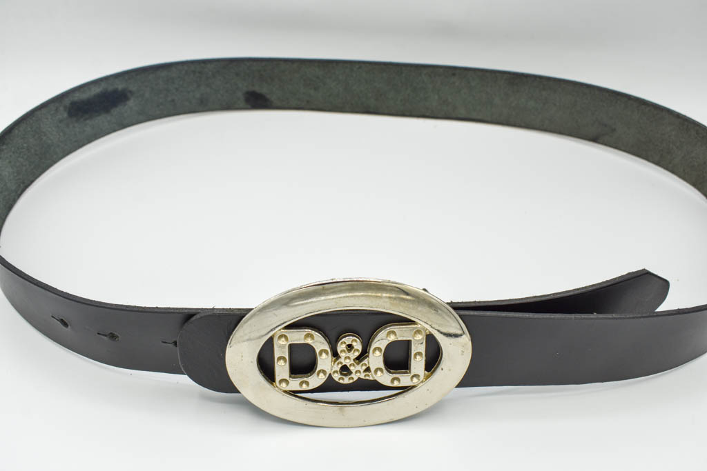 Curea piele maro D&D - imagine 4