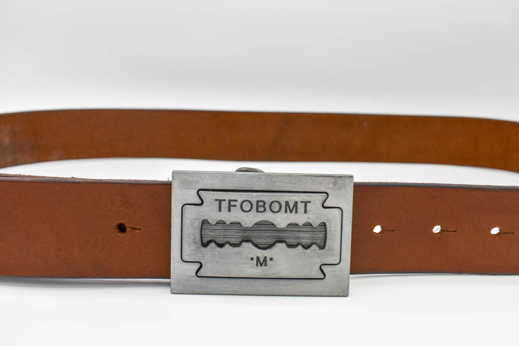 Curea piele cu pafta lamă