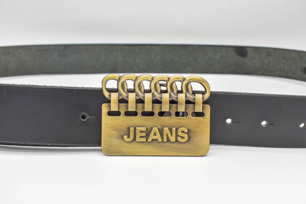 Curea blugi cu pafta Jeans - imagine 2