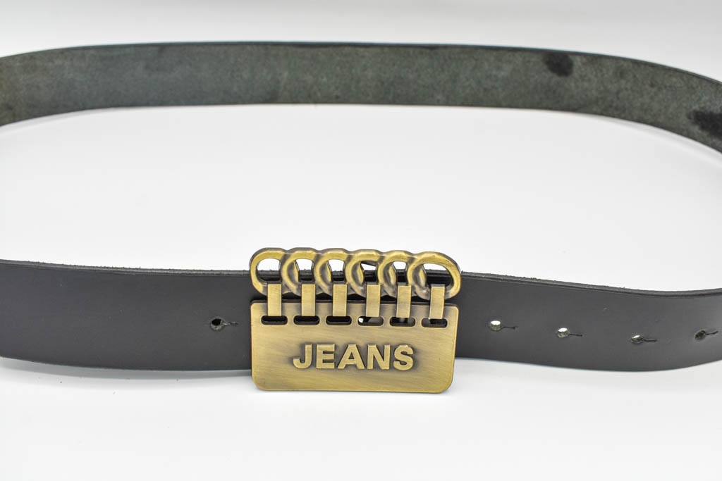 Curea blugi cu pafta Jeans - imagine 3