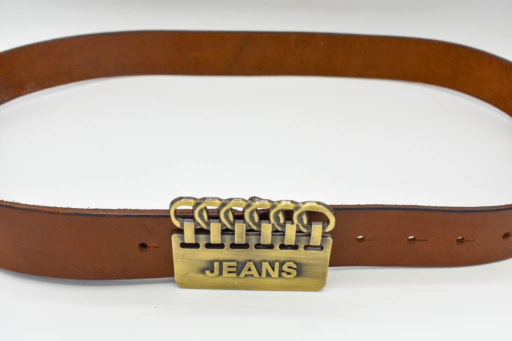 Curea blugi cu pafta Jeans - imagine 4