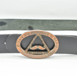 Curea piele cu pafta anti război