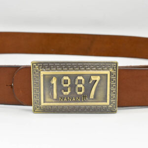 Curea piele cu pafta 1987