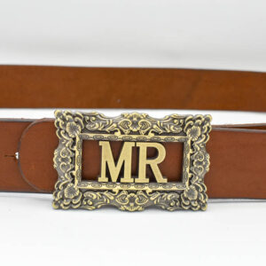 Curea piele cu pafta MR