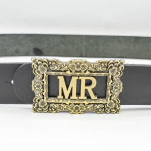 Curea piele cu pafta MR