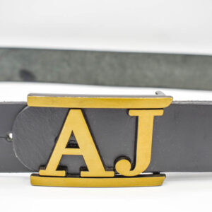 Curea piele cu pafta AJ interschimbabilă