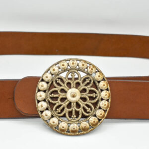 Curea damă piele cu pafta vintage