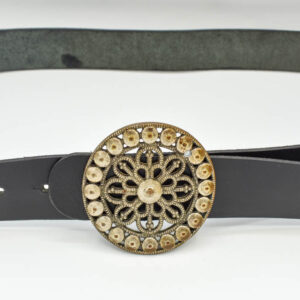 Curea damă piele cu pafta vintage