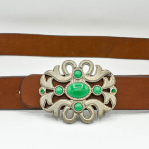 Curea damă piele cu pafta vintage