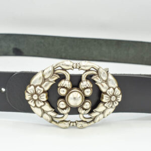 Curea damă piele cu pafta vintage