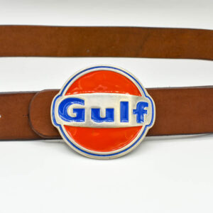 Curea piele cu pafta petrolist Gulf