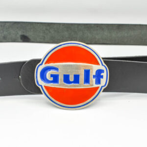 Curea piele cu pafta petrolist Gulf