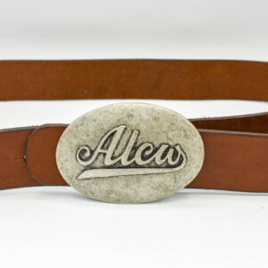 Curea piele cu pafta Alcas