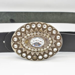 Curea damă piele cu pafta vintage