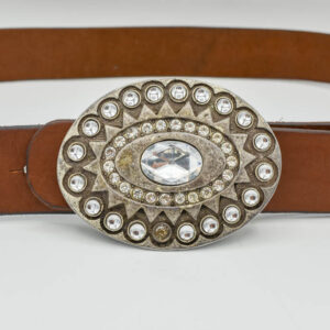 Curea damă piele cu pafta vintage