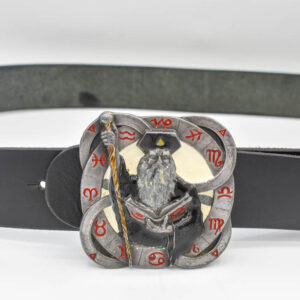 Curea piele cu pafta zodiac
